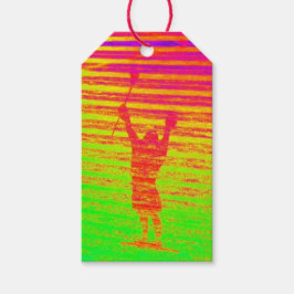 Lacrosse Player Foto Kunst - Sport Spaß Geschenkanhänger