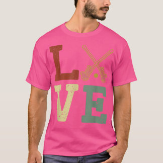 Lacrosse Player Funny LIEBE Lacrosse Lover T-Shirt