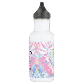 Lacrosse Player Gefärbte Krawatte Name Personalisi Edelstahlflasche (Rechts)