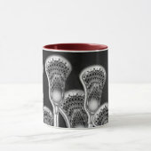 Lacrosse Player-Geschenk Tasse (Zentrum)