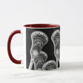 Lacrosse Player-Geschenk Tasse (Links)