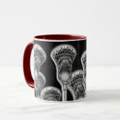 Lacrosse Player-Geschenk Tasse (Vorderseite Links)