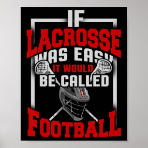 Lacrosse Player - Geschenke für Männer Frauen beim Poster