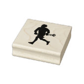Lacrosse Player Gummistempel (Stempel)