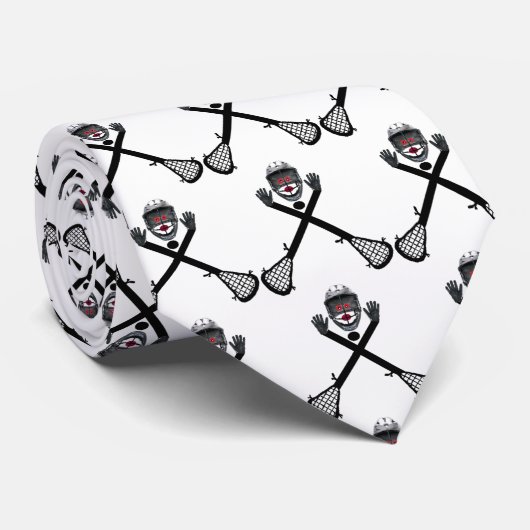 Lacrosse Player Krawatte (Gerollt)