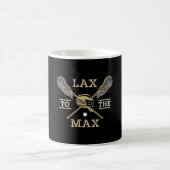 Lacrosse Player lax auf das Max Stick Funny Gesche Kaffeetasse (Mittel)