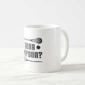 Lacrosse Player Lax Wanna Spoon Funny Gift Idee Kaffeetasse (VorderseiteRechts)