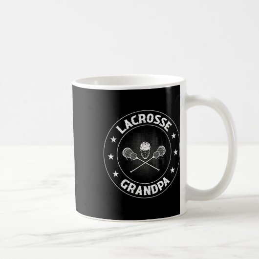 Lacrosse Player Opa - Lacrosse Opa Kaffeetasse (Rechts)
