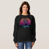 Lacrosse Player Retro Lax Sweatshirt (Vorne ganz)