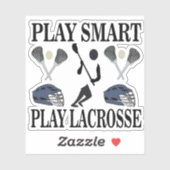 Lacrosse Player Sports Aufkleber (Blatt)