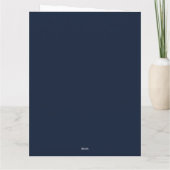 Lacrosse Player Sports Gruß Karte (Rückseite)