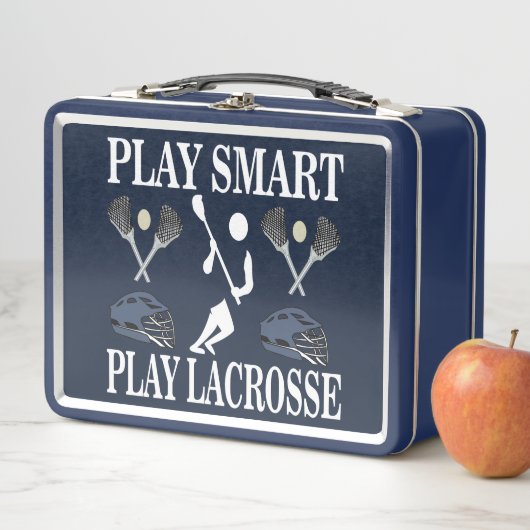 Lacrosse Player Sports Metall Brotdose (Beispiel)
