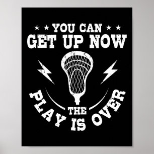 Lacrosse Player Team Sport Lax Goalie Game Laxing Poster