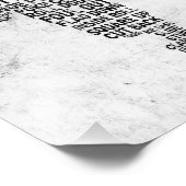 Lacrosse Player Typografy Foto Print (Ecke)