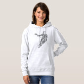 Lacrosse Player Word Art, Words Hoodie (Vorne ganz)