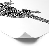 Lacrosse Player Youth Kids Men Boys Poster (Ecke)