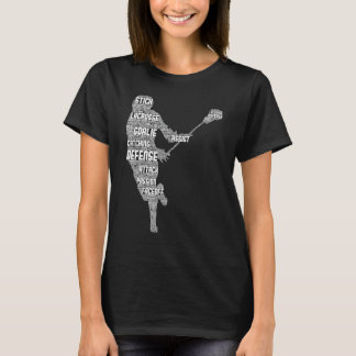 Lacrosse Player Youth Kids Men Boys T-Shirt