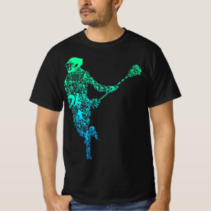 Lacrosse Player Youth Men Boys Kinder T-Shirt