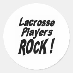 Lacrosse Players Rock! Aufkleber
