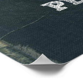 Lacrosse Poster für Ausdauer! (Ecke)