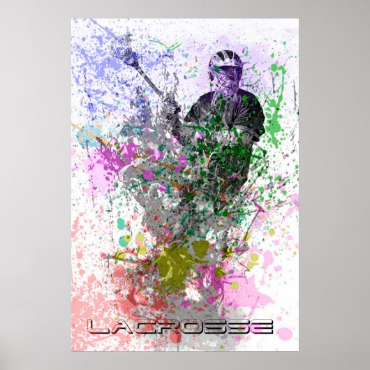Lacrosse-Poster für Spritzer Poster (Vorne)
