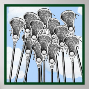 Lacrosse Poster Spieltag