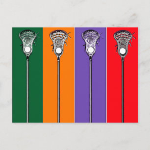 Lacrosse Postkarte