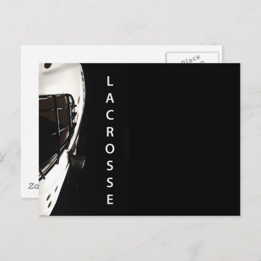 Lacrosse Postkarte (Vorne/Hinten)