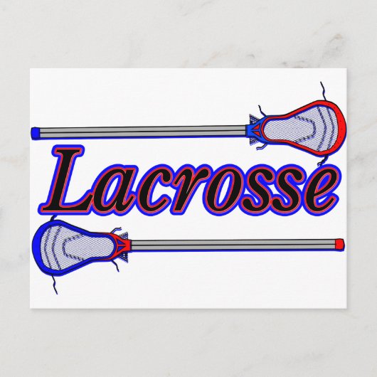 Lacrosse Postkarte (Vorderseite)