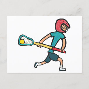 Lacrosse Postkarte