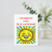 LACROSSE POSTKARTE (Stehend Vorderseite)