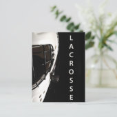 Lacrosse Postkarte (Stehend Vorderseite)
