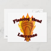Lacrosse Postkarte (Vorne/Hinten)