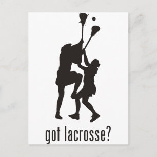 Lacrosse Postkarte