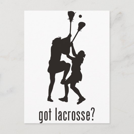 Lacrosse Postkarte (Vorderseite)