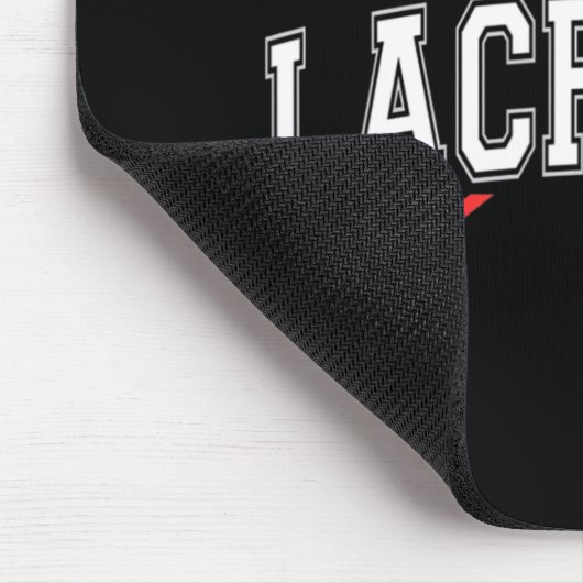 Lacrosse Red Crossed Sticks für Jugendliche oder E Mousepad (Ecke)