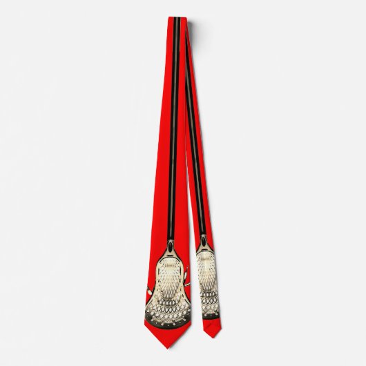 Lacrosse Red Neck Tie Krawatte (Vorderseite)