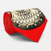 Lacrosse Red Neck Tie Krawatte (Gerollt)