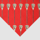 Lacrosse Red Sports Tissue Paper Seidenpapier (Ausschnitt)