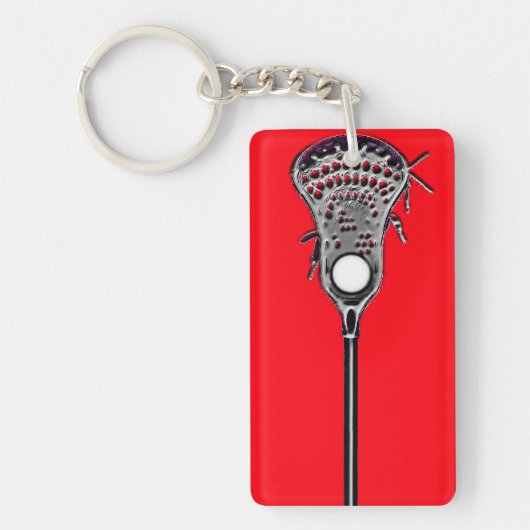 Lacrosse Red Team Schlüsselanhänger (Vorderseite)