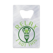 Lacrosse ReLAX I Got Kreditkarten Flaschenöffner (Rückseite)