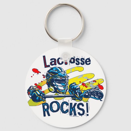 Lacrosse Rocks LaX Gear Schlüsselanhänger (Vorderseite)
