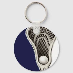 Lacrosse Schlüsselanhänger in Marineblau