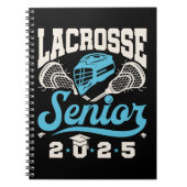 Lacrosse Senior Class of 2025 Abschluss Notizblock (Vorderseite)