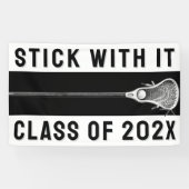 Lacrosse Senior Night Banner (Horizontal)
