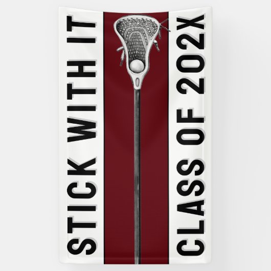 Lacrosse Senior Night Banner (Vertikal)