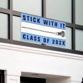 Lacrosse Senior Night Banner (Äußeres Gebäude)