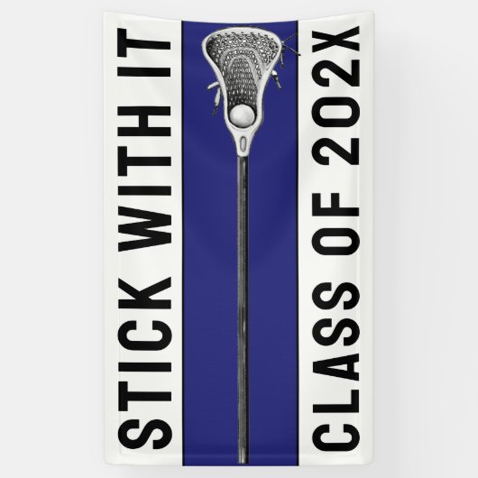 Lacrosse Senior Night Banner (Vertikal)