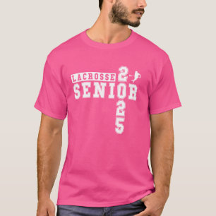 Lacrosse Senior Night Lacrosse Senior 2025 Graduat T-Shirt