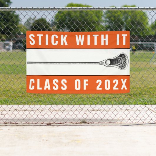 Lacrosse Senior Night Orange Banner (Insitu)